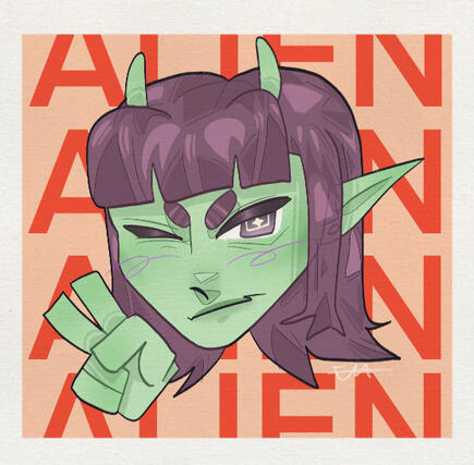 Headshot + rendered + simple background